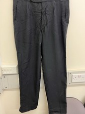 Pantalone lana nero 34 x 28 originale vintage anni '30