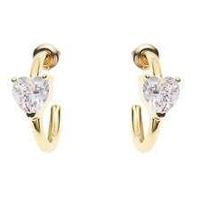 Orecchini Ottaviani dorati con