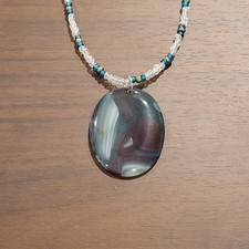 Collana acqua agata - collana, e