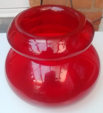 Enorme vaso rosso vintage 1999 in vetro artistico IKEA Stoccolma MARIA VINKA