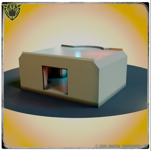 L16 gun emplacement bunker - gun,