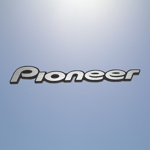 Pioneer 50x7mm badge emblem - pioneer,