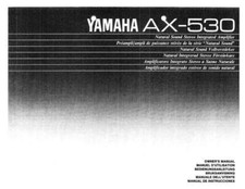 Yamaha AX-530 Amplificatore