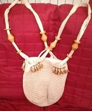 borsa etnica in maglia chiara unica proprietaria