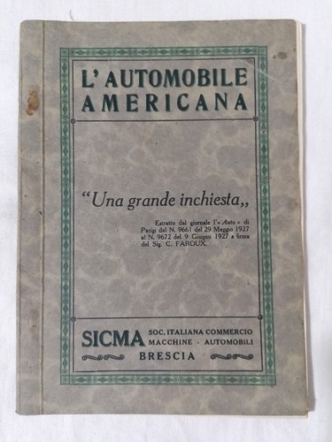 Automobile americana una - l'automobile,