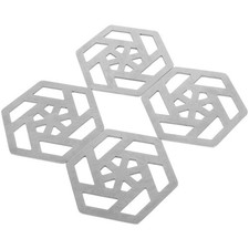  4 Pcs Sottobicchieri in Acciaio Inossidabile Tappetino Per Tazza Di Caffè