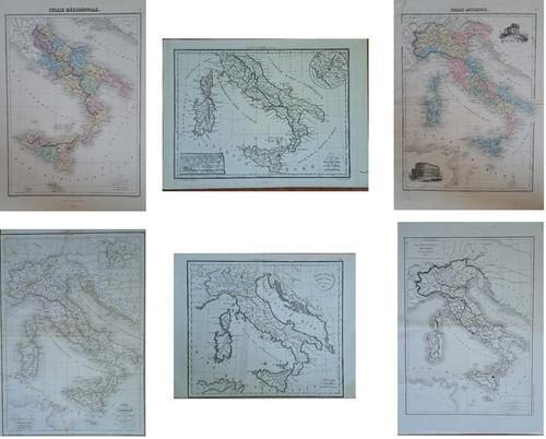 Lotto carte geografiche
