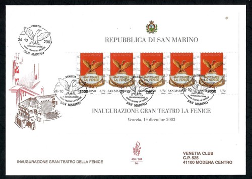 San marino 2003 fdc venetia - marino,