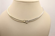 Collana rigida argento - collana,