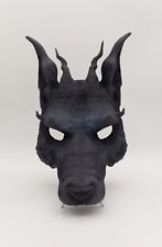 Maschera di lupo nero - Wolf mask halloween cosplay, maschere di animali