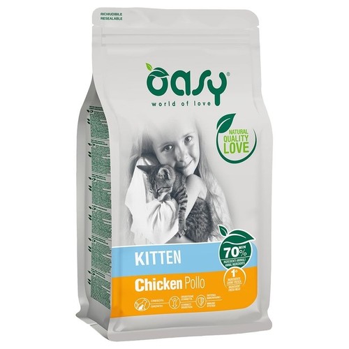 Oasy crocchette gatto cucciolo - oasy,