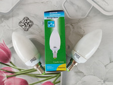 3 LAMPADINE NUOVA GERMANY ENERGY SAVER 11W A CANDELA E14