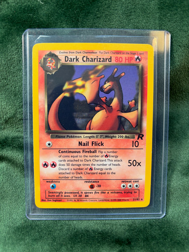 Dark charizard non holo - charizard, team