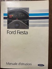 FORD FIESTA- MANUALE D'ISTRUZIONI-TUTTO IN ITALIANO