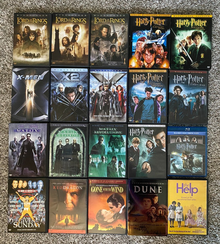 Lot dvds blu ray - of, 20