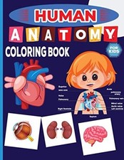 Libro da colorare di anatomia