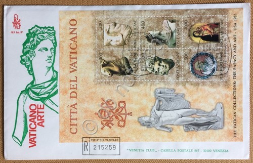 Fdc venetia vaticano 1983 - fdc,