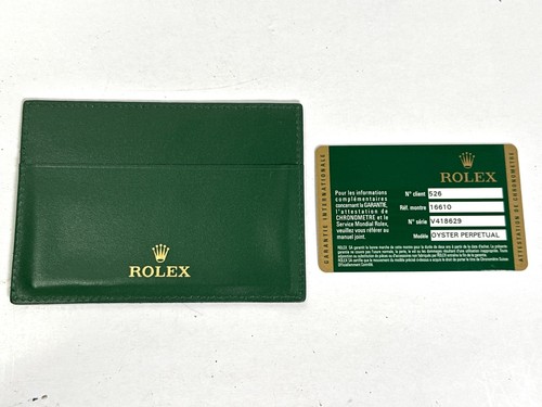 Scheda orologio rolex 16610 - orologio,
