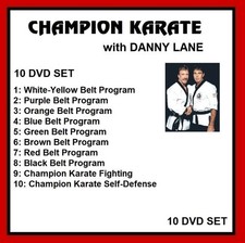 CHAMPION KARATE TRAINING SERIES 10 DVD SET belt program  like tang soo do