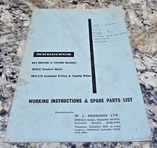 Meddings MF9, Foratrice e