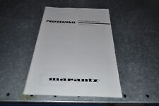 Manuale Marantz CDR610