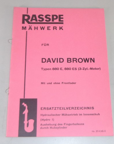 Catalogo parti rasspe mähwerk - catalogo,