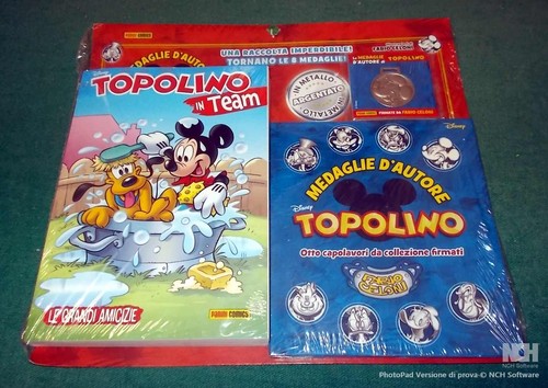 Topolino team blisterato - team,