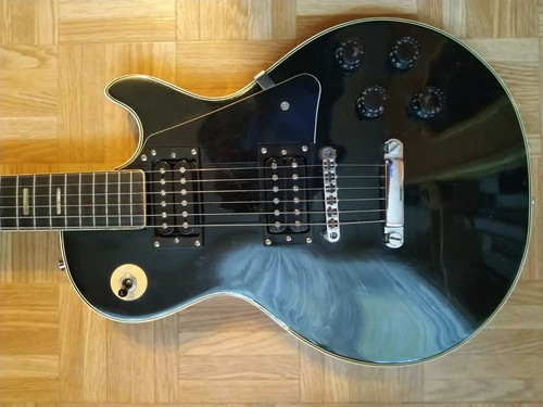 Black beauty les - paul, japan