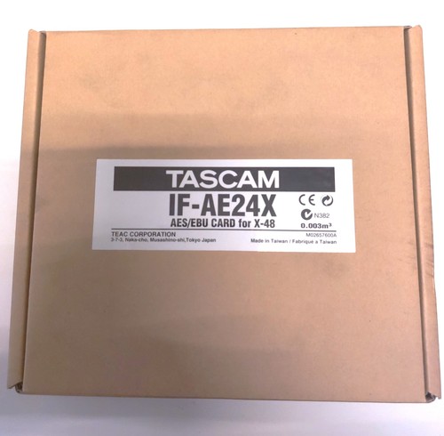 Scheda tascam ae24x aes ebu - if-ae24x, aes/ebu