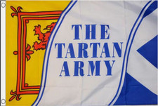 THE TARTAN ARMY FLAG 5' x 3'