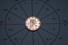 5 CENTESIMI DI EURO 2002 PEP. ITALIANA VARIANTE DI CONIO ASSE RUOTATO 90° RARO +