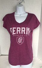 T-shirt promozionale Perrin Brewing Company logo donna rosa medio/viola