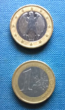 2002 GERMANIA SPLENDIDA MONETA DA 1 EURO GERMANIA  L'AQUILA CIRCOLATA  RARA