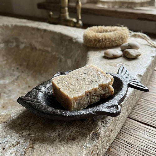 Porta sapone forma pesce - sapone, a