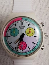 Vintage Swatch White Horses