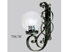 Lampada da parete in ferro battuto da esterno