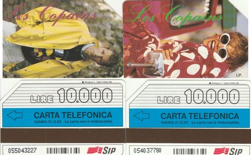 Coppia schede telefoniche - coppia,