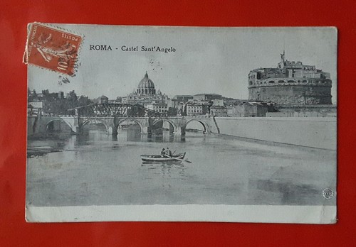 Cartolina viaggiata castel - viaggiata,