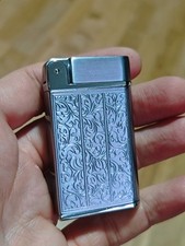 Ronson Venetian Turbo Vintage Cigar Lighter, chrome, good working condition