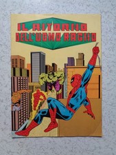 IL RITORNO DELL'UOMO RAGNO ALBUM BUSTINA FIGURINE CPL (- 4) PIU' CHE OTTIMO PMG