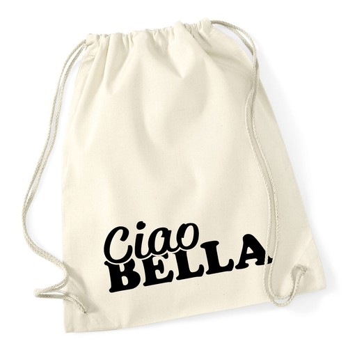 Sacchetto palestra ciao bella - sacchetto,