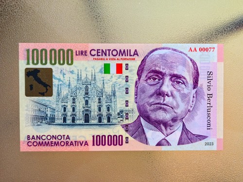 Italia 100000 lire silvio - *,