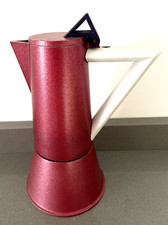 CAFFETTIERA ACCADEMIA LAGOSTINA DESIGN ETTORE SOTTSASS 3 TZ. ALLUMINIO ANNI '80