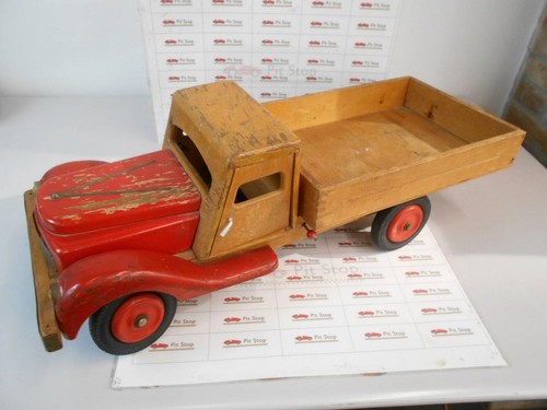Antq588 camion legno - in,