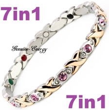 Bracciale Energia Magnetica Bracciale Potenza Salute Bio GERMANIO Magnete 7in1 Rame