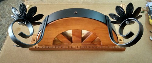 Lampadario ruota rustico - lampadario, a