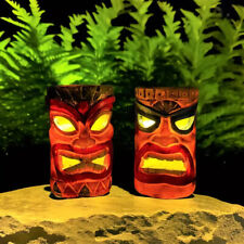 Coppia Lampade Solari Tiki Hawaii -Sped. Inclusa