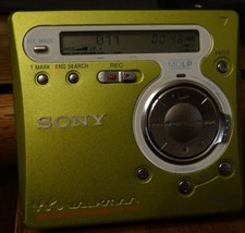Sony MZ-R700 Walkman per registrazione MiniDisc - Verde - Funzionante