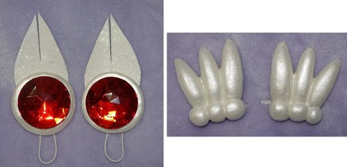 Sailor moon barrettes piume - moon, di