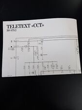 SCHEMA ELETTRICO ORIGINALE STEREO DECODER/FRONTAL CONTROL BS 687 - 649